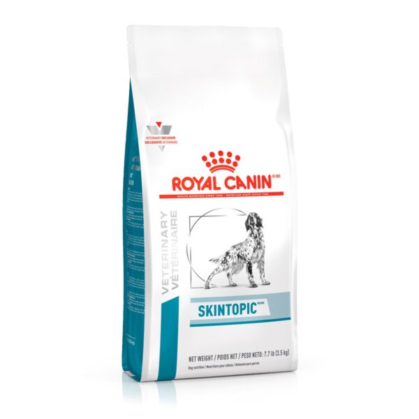 Royal Canin Veterinary Diet Alimento Seco Skintopic Cuidado de Piel para Perro Adulto Raza Mediana/ Grande, 8 k