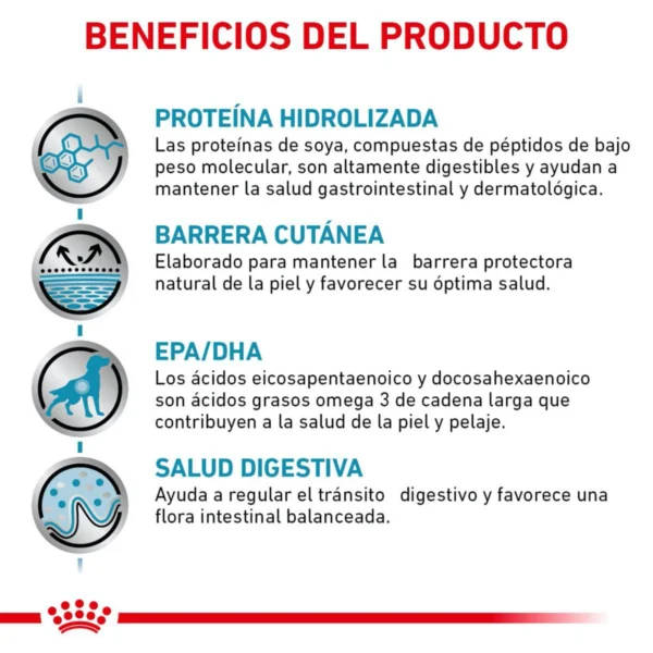 Royal Canin Prescripción Alimento Seco Proteína Hidrolizada para Perro Adulto, 11.5 kg - Image 3