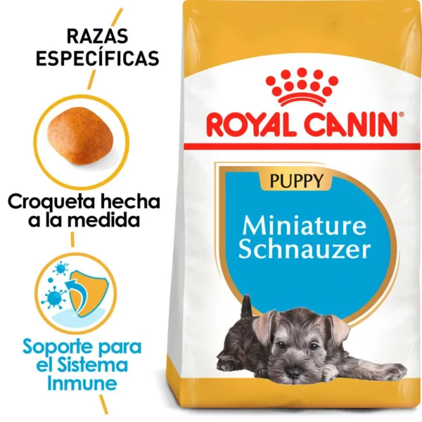Royal Canin Alimento Seco para Cachorro Raza Schnauzer Miniatura, 1.1 kg - Image 4