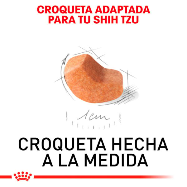 Royal Canin Alimento Seco para Cachorro Raza Shih Tzu, 1.1 kg - Image 2